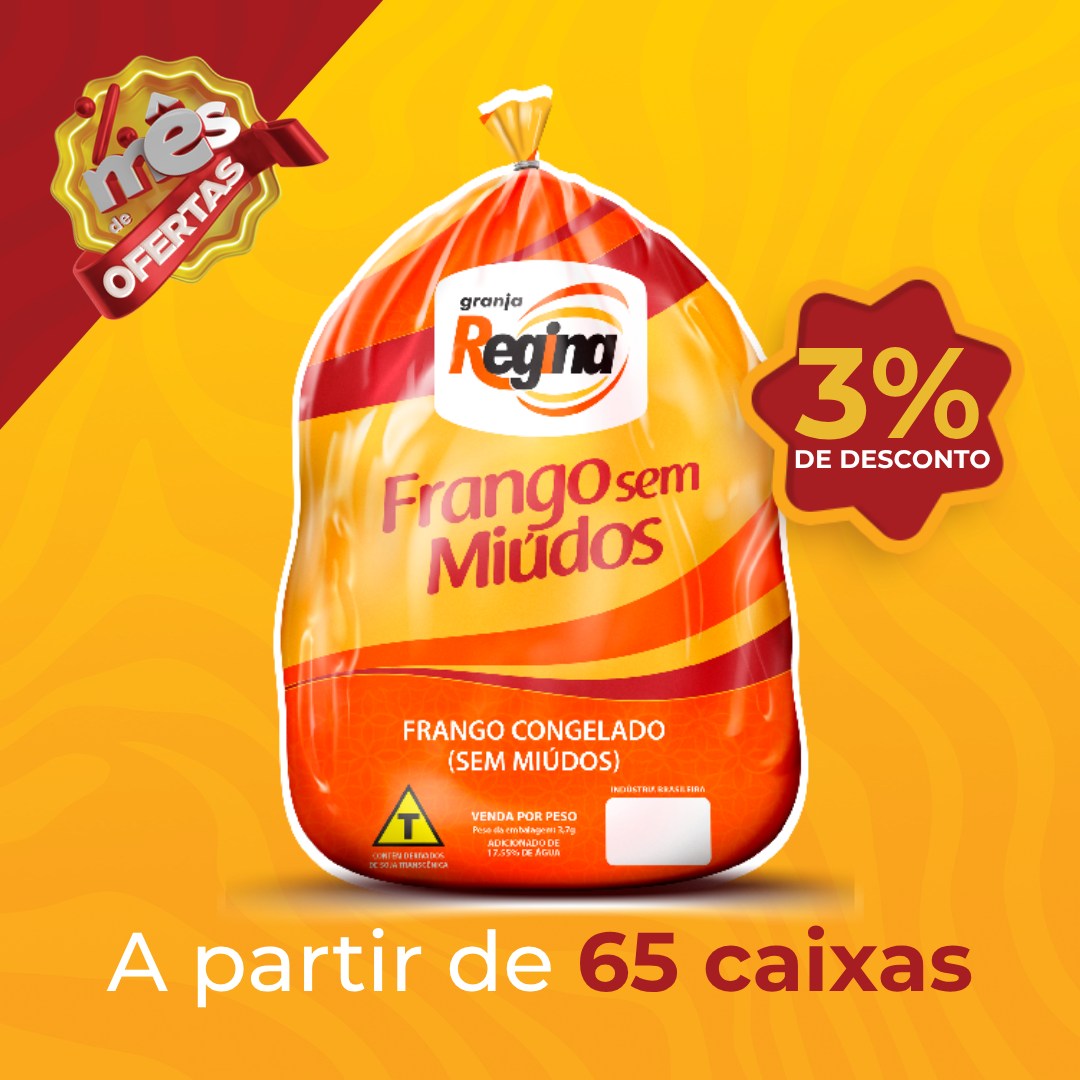 Frango S/Mi&uacute;dos 1.0 Cong - Granja Regina